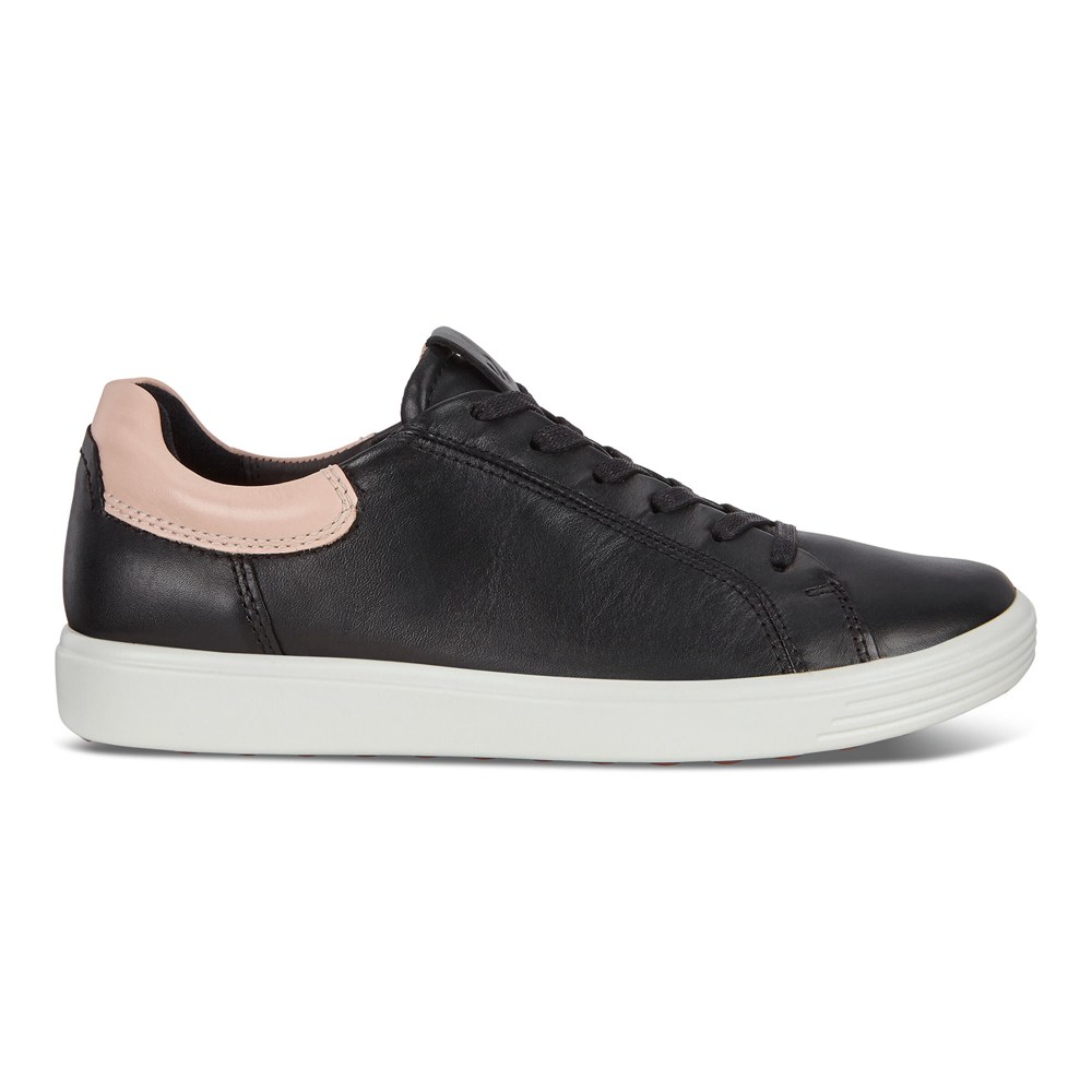 ECCO Womens Sneakers Black - Soft 7 Street - TJQ-584617